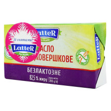 Масло LatteR сладкосливочное безлактозное 82,5% 200г mini slide 1