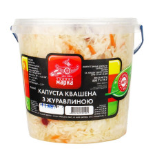 Салат Чудова марка Капуста квашена з журавлиною 900г mini slide 1