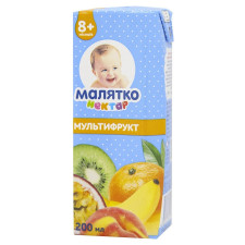 Нектар Малятко мультифруктовий 200мл mini slide 1