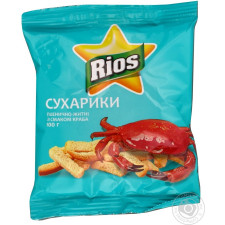Грінки Rios зі смаком краба 90г mini slide 1