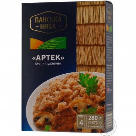 Крупа Панська Нива Артек пшенична 4шт*70г slide 1