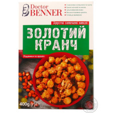 Мюслі Doctor Benner Золотий кранч родзинки та арахіс хрусткі запечені 400г mini slide 2