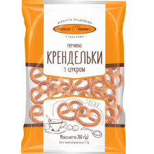 Печенье Киевхлеб Крендельки с сахаром 260г mini slide 1