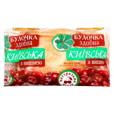 Булочка Київхліб Київська здобна з вишнею 100г mini slide 1