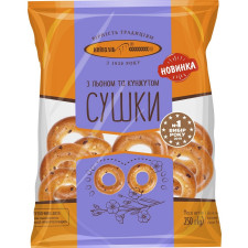 Сушки Київхліб з льоном та кунжутом 250г mini slide 1
