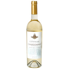 Вино белое Котнар Шардоне виноградное ординарное сортовое столовое сухое 13% 750мл mini slide 1