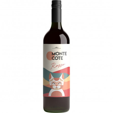 Вино Monte Cote Rosso червоне напівсолодке 9-12% 0,75л slide 1