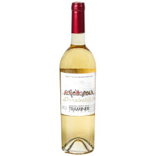 Вино Gorobchiki Traminer Cotnar біле напівсолодке 12% 0,75л mini slide 1