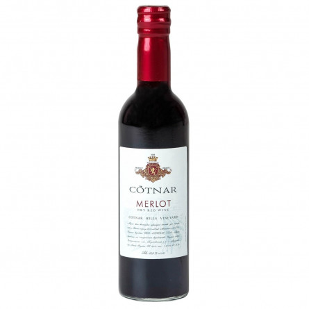 Вино Cotnar Merlot червоне сухе 12% 0,375мл slide 1