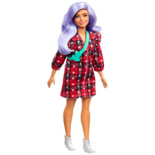 Лялька Barbie у клітчастій сукні mini slide 2