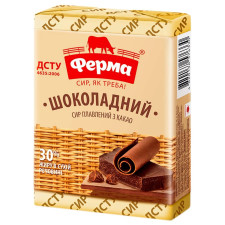 Сыр плавленный ферма Шоколадный 30% 90г mini slide 3