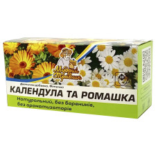 Фіточай Мудрий Травник Календула і Ромашка в пакетиках 20х2г mini slide 1