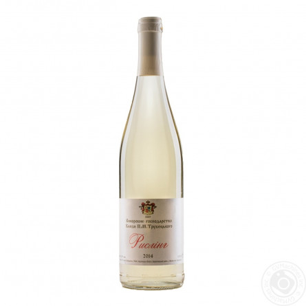 Вино Виноробне господарство Князя П.М. Трубецького біле сухе Riesling 11.3% 0,75л slide 1