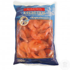 Креветки Albatros Premium варено-морожені 30/401кг mini slide 1