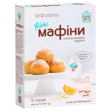 Суміш для випікання Міа Мафіни з апельсиновою цедрою 300г mini slide 1