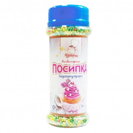 Посипка Добрик кондитерска перламутрова 90г slide 1