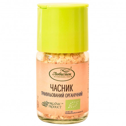 Часник Любисток Organic гранульований 40г slide 1