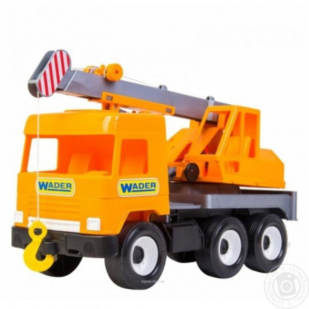 Іграшка Wader middle truck кран slide 1