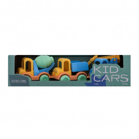Набор машинок Elfiki Kid Cars 3шт slide 2
