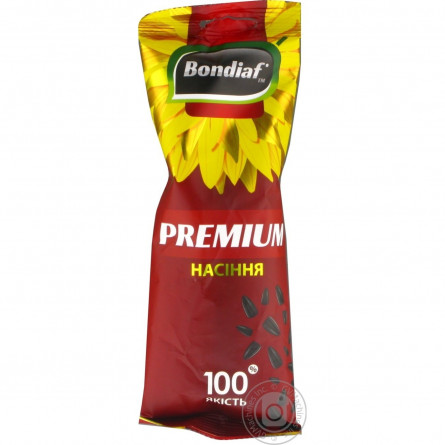 Насіння соняшника Bondiaf Premium смажене 100г slide 1