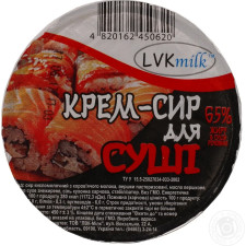 Крем-сир ЛВК -Мілк Для суші 65% 450г mini slide 2
