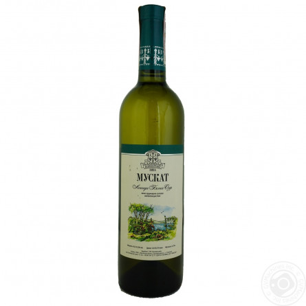 Вино Белозерские вина Мускат белое полусладкое 9-13% 0,75л slide 2