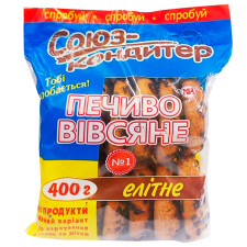 Печиво Союз-Кондитер Вівсяне елітне 400г mini slide 1