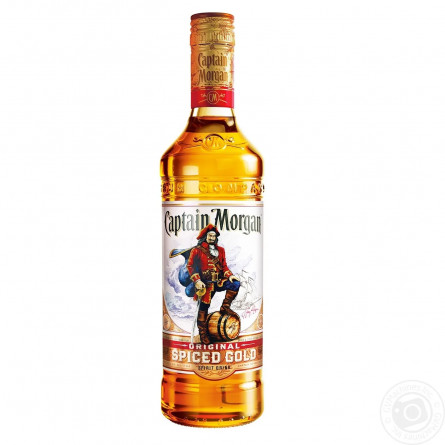 Ромовый напиток на основе Captain Morgan Spiced Gold 35% 0,5 л slide 1