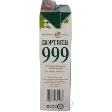 Вино ОЗКВ Портвин 999 біле напівсолодке 13% 1л mini slide 3