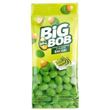 Арахіс Big Bob Васабі смажений солоний в хрусткій оболонці 60г mini slide 1