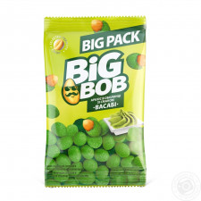 Арахіс Big Bob смажений солоний в хрусткій оболонці зі смаком васабі 90г mini slide 1