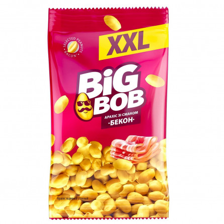 Арахіс Big Bob смажений зі смаком бекону 170г slide 1