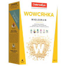 Пластівці вівсяні Dobrodiya WOWсянка Wholegrain з цільного зерна 500г mini slide 1