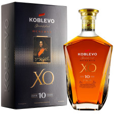 Бренди Koblevo Reserve XO виноградный марочный 10лет 40% 0,5л mini slide 1