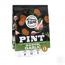 Сухарики Flint Pint пшенично-житні зі смаком часникового соусу 110г mini slide 1