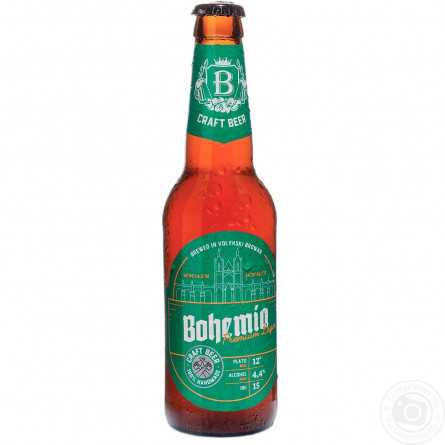 Пиво Волинський Бровар Bohemia Premium Lager світле 4,4%, 0,35л slide 2