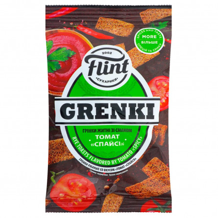 Грінки Flint Grenki житні зі смаком томату Спайсі 65г slide 3