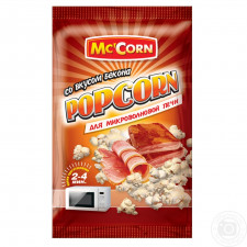 Попкорн Mr'Corn зі смаком бекону для мікрохвильової печі 90г mini slide 2