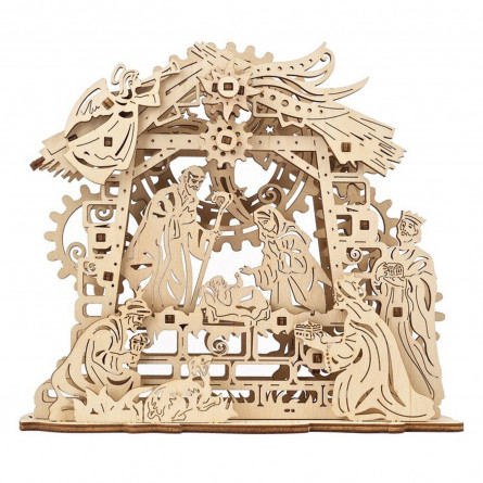 Пазл Ugears Рождественский вертеп 3D механический slide 2