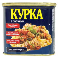 Курка Power Banka з овочами ключ 340г mini slide 1