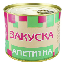 Консерва П'ятачок Закуска апетитна м'ясна стерилізована з харчовими домішками 525г mini slide 1