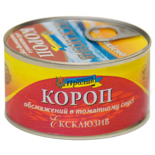 Короп Морський Пролив Ексклюзив обсмаженний в томатному соусі 240г mini slide 1