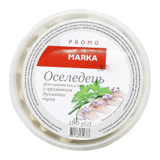 Оселедець Marka Promo філе-шматочки в олії з ароматом духмяних трав 180г mini slide 2