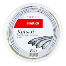 Килька Marka Promo балтийская пряного посола в масле 200г mini slide 2