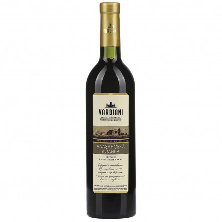 Вино Vardiani Алазанская долина красное полусладкое 9-13% 0,75л slide 1