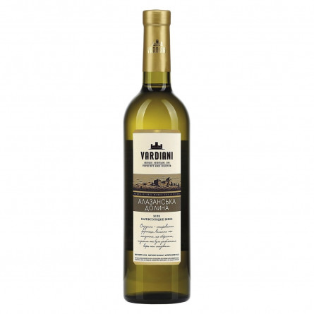 Вино Vardiani Алазанская долина белое полусладкое 9-13% 0,75л slide 2
