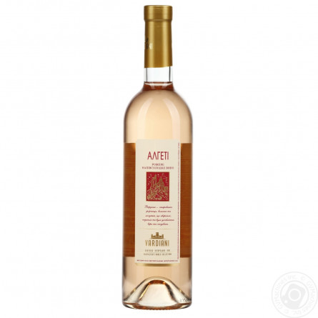 Вино Vardiani Алгети розовое полусладкое 9-13% 0,75л slide 2