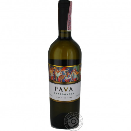 Вино Pava Шардоне ординарне біле сухе 9,5-14% 0,75л slide 2