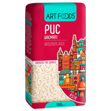 Рис Art Foods Басмати шлифованный длиннозернистый 1кг mini slide 1