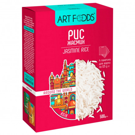 Рис Art Foods жасмин 4х125г slide 1